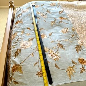 ❤️ NEW! NEVER WORN! NO CREASE! 1 INCH—46” Black Ralph Lauren Belt!